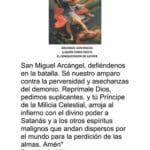 oracion a san miguel arcangel exorcismo juan 23