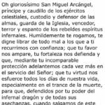 oración arcángel san miguel protección familia