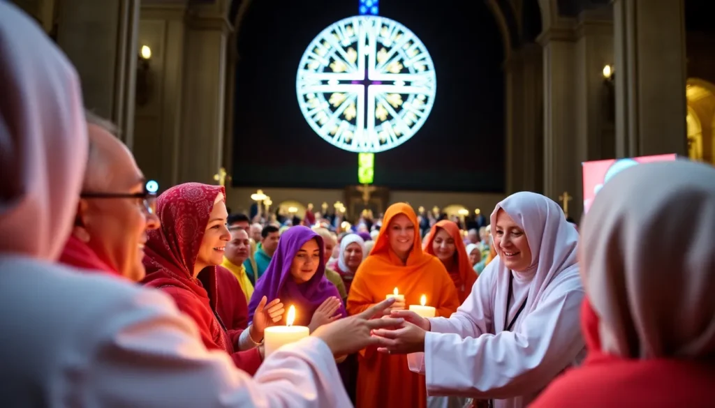 Descubre las impresionantes imágenes de la Misa multitudinaria que da inicio a la Peregrinación Eucarística 2025 en EE.UU. ¡No te lo puedes perder! 2025 Descubre las impresionantes imágenes de la Misa multitudinaria que da inicio a la Peregrinación Eucarística 2025 en EE.UU. ¡No te lo puedes perder! 2025